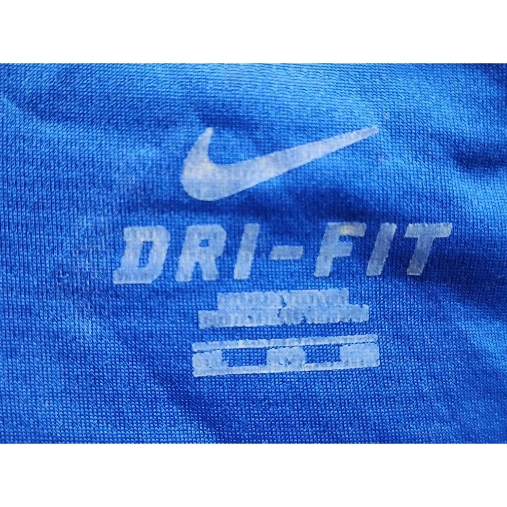 Vintage Nike Dri Fit Athletic Basketball Tank Top Jersey Men's Sz 3XL Blue Team